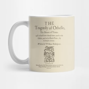 Shakespeare, Othello 1622 Mug